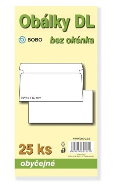 Obálky DL obyčejné (bal.25ks)