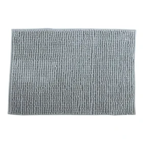 MSV Koupelnová předložka CHENILLE světle šedá / mikrovlákno / protiskluzová / 40 x 60 cm