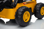Mamido Dětský elektrický nakladač CAR-26A žlutý | 4x4 | RC 2.4Ghz | EKO kůže | 12V10Ah