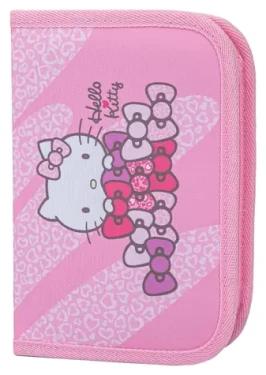 BAAGL Hello Kitty Sweet Leopard GRS / Školní penál jednopatrový / YKK zip