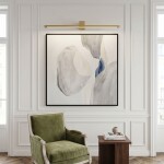 Koupelnové nástěnné LED svítidlo SWE048-1W 80cm GOLD BRUSH OSW-20148