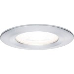 Paulmann 92907 Whirl LED vestavné svítidlo, LED, pevně vestavěné LED, 4.9 W, hliník (kartáčovaný), saténová, sada 3 ks