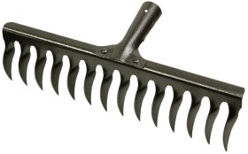 STREND PRO 211759 Hrábě vertikutační jednostranné, 14 zubů , bez násady