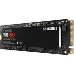 SAMSUNG 990 PRO 4TB / SSD / M.2 / TLC / R: 7450 MBps / W: 6900 MBps / IOPS: 1.6M 1.55M / MTBF 1.5mh / 5y (MZ-V9P4T0BW)