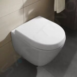 VILLEROY & BOCH - Subway 2.0 WC sedátko s poklopem Compact, alpská bílá 9M69Q101