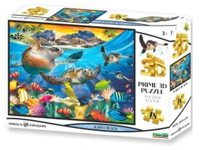 PRIME 3D Puzzle Želví pláž