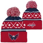 Outerstuff Dětská batolecí zimní čepice Washington Capitals NHL Face-Off Cuff Pom