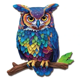 2Kids Toys Dřevěné puzzle Sova