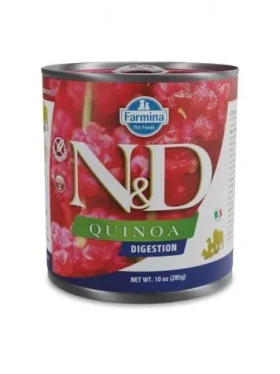 Farmina ND Quinoa Dog Digestion Jehně a fenykl / Konzerva pro psy / 285 g / podpora trávení