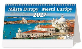 Kalendář stolní 2027 - Města Evropy