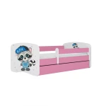 Dětská postel Babydreams+SZ růžová 70x140 Mýval