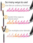 Chameleon Fineliner sada 12 ks syté tóny 0,3 mm