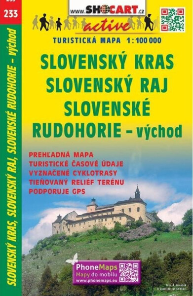 SC 233 Slovenský kras, Slovenský Raj 1:100 000