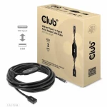 CLUB3D CAC-1538 kabel USB-C na USB-A M/F černá 10m / 5Gbps (CAC-1538)