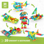 Engino STEM Qboidz Starter Set 139 dílků