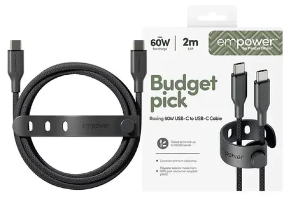 PanzerGlass empower 60W USB-C to USB-C Cable USB 2.0 2M černá (198321)