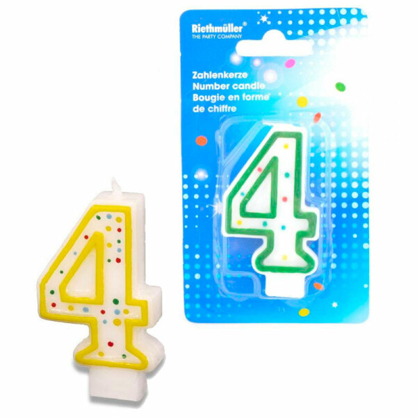 Svíčka 4 výška 7,3 cm - EPEE