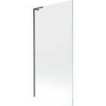 MEXEN/S - Next L vanová zástěna FIX 90 x 150, transparent, grafit kartáčovaná 895-090-000-03-00-66