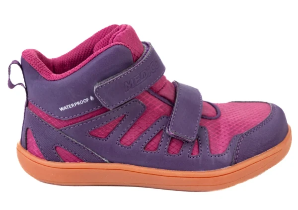 Dětská barefoot kotníková obuv Medico růžová 39