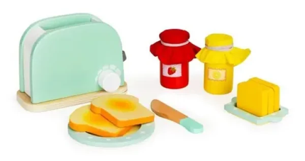 ECOTOYS Topinkovač se snídaní - zelená