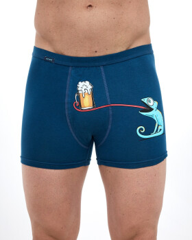 Boxerky Cornette Tattoo 280/248 Leon S-2XL námořní L