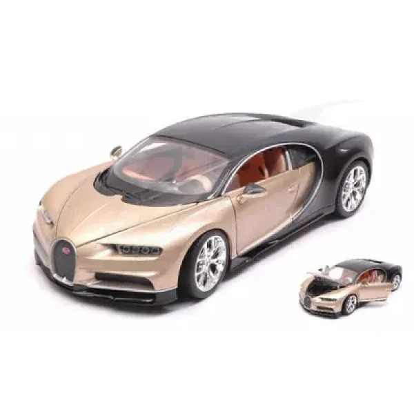 Welly Bugatti Chiron 1:24 zlato-černá