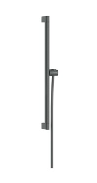 HANSGROHE - Unica Sprchová tyč 66 cm, se sprchovou hadicí, kartáčovaný černý chrom 24404340