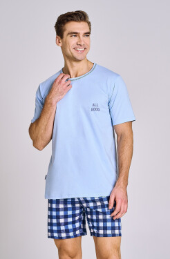 Taro Owen 3181 pyžamo kr/r M-2XL modrá L