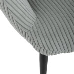 Relaxační křeslo, modrá, manšestrová látka, AK-L7285 BLUE6