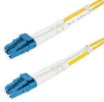 StarTech žlutá / Optický patch kabel LC-LC / OS2 Singlemode / Duplex / 30 m / LSZH (SMDOS2LCLC30M)