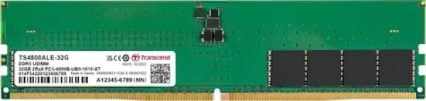 Transcend JetRam 32GB (1x32GB) 5600MHz / U-DIMM / DDR5 / CL46 / 1.1V / 2Rx8 (JM5600ALE-32G)