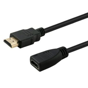 SAVIO CL-132 Kabel HDMI A - HDMI A M/F prodlužovací 1m černá (KBASAVHDM0005)