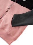 Horsefeathers OLIVE DUSTY PINK dětská mikina na zapínání - XL