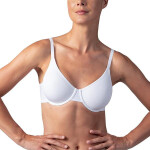 Dámská nevyztužená podprsenka MICROFIBER SOFT CUP BRA - BELLINDA - bílá 80 B