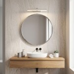 Koupelnové nástěnné LED svítidlo SWE001-1W 43cm CHROME OSW-20100