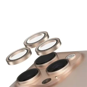PanzerGlass SAFE Camera Apple iPhone 16 Pro/15 Pro/16 Pro Max/15 Pro Max třpytivě zlaté Hoops (SAFE95895)