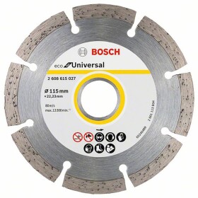 Bosch Accessories 2608615027 2608615027 diamantový řezný kotouč 115 mm 1 ks beton, cihla, Vápenec, střešní taška