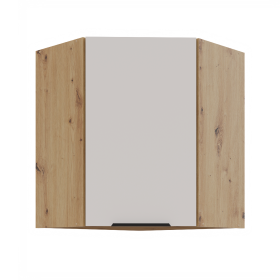 Horní rohová skříňka Solea 60x60 GN-72 1F (45°) Barva korpusu: Dub artisan, Barva dvířek: Kašmír