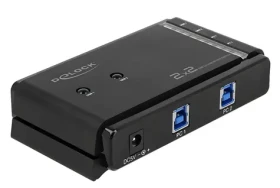 Delock USB 3.0 přepínač 2 PC – 2 zařízení / Přepínač / USB 3.0 (87736)