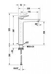 DURAVIT - Wave Umyvadlová baterie, kartáčovaný nerez WA1040002070