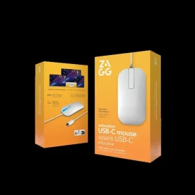 ZAGG Education bílá / Myš / Drátová / USB-C / Pro praváky (109818554)