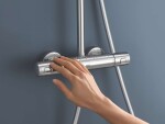 GROHE - Vitalio Joy Sprchový set 310 s termostatem na zeď a poličkou, 3 proudy, chrom 26401001