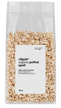 Vilgain Pufovaná špalda BIO – 100 g