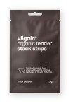 Vilgain Sušené steakové proužky BIO – černý pepř 25 g