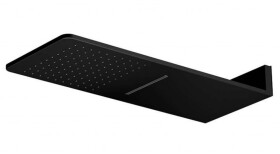 STEINBERG - 390 Hlavová sprcha, 60x25 cm, 2 proudy, matná černá 390 5662 S