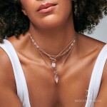Royal Fashion náhrdelník 14K růžové zlato Vermeil SKA-N005-ROSEGOLD