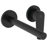Ideal Standard Ceralife O - Umyvadlová baterie pod omítku | 2-otvorová instalace | hedvábná černá (BE019XG)