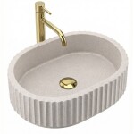 REA - Umyvadlo na desku Margaret Beige REA-U7343
