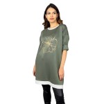 HOSH Mikinové šaty Kina Velikost: UNI, Barva: Khaki