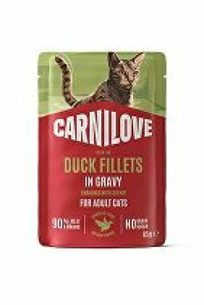 Carnilove Cat Pouch Gravy Duck+Catnip 85g